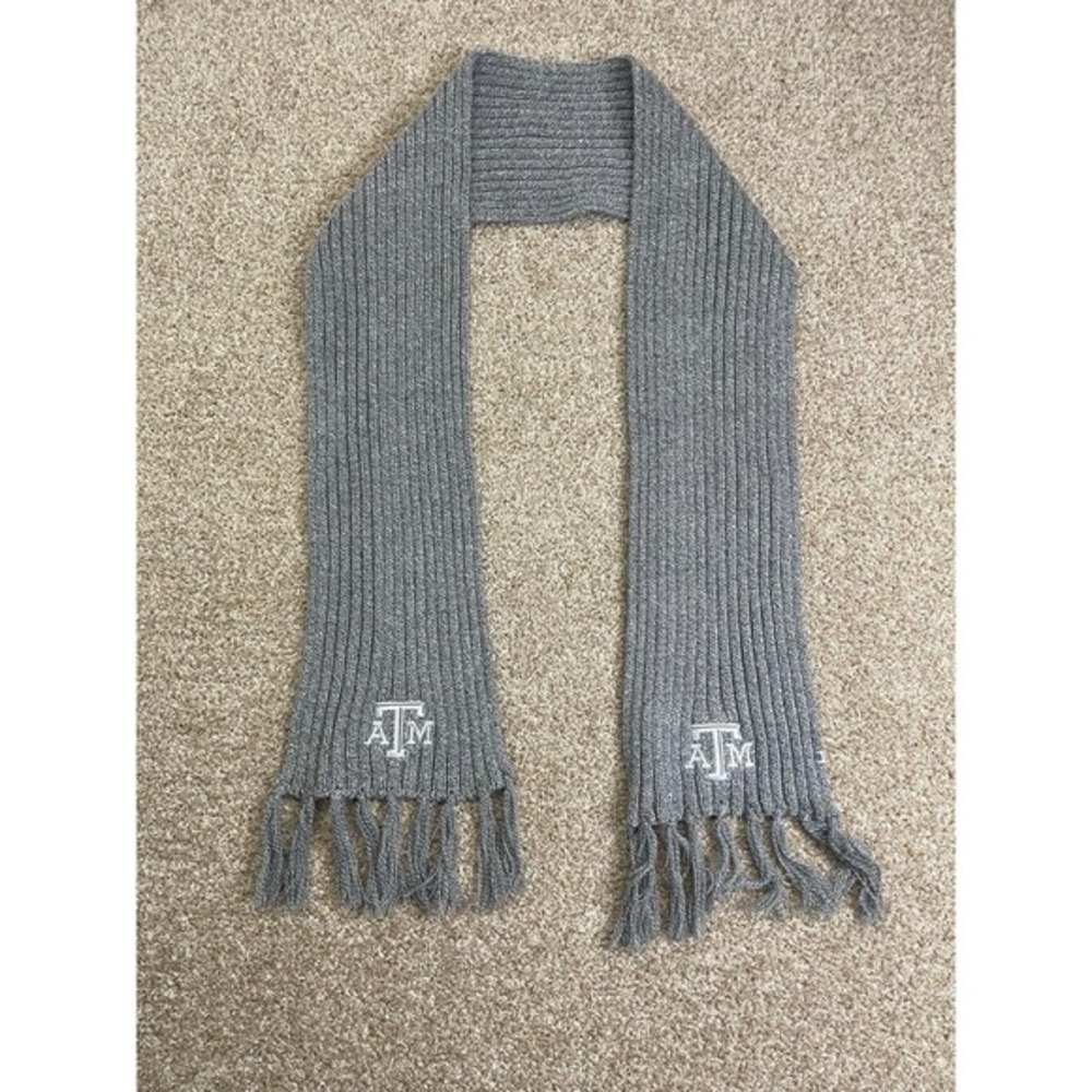 ATM ADULT CABLE‎ KNIT SCARF Gray